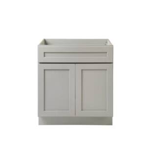 ARKA-E SB30-SKGR Shaker Style Kitchen Cabinet in Grey