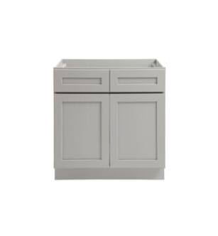 ARKA-E SB33-SKGR Shaker Style Kitchen Cabinet in Grey