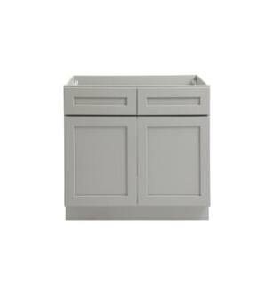 ARKA-E SB36-SKGR Shaker Style Kitchen Cabinet in Grey