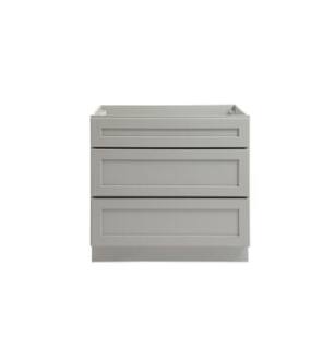 ARKA-E SBCD36-SKGR Shaker Style Kitchen Cabinet in Grey