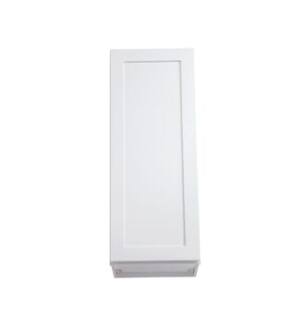 ARKA-E W1539-SKWH Shaker Style Kitchen Cabinet in White