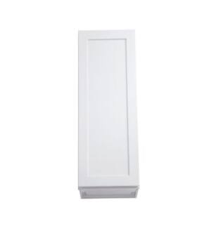 ARKA-E W1542-SKWH Shaker Style Kitchen Cabinet in White