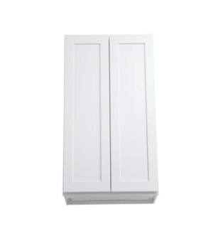 ARKA-E W2442-SKWH Shaker Style Kitchen Cabinet in White