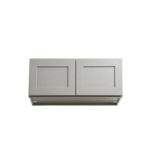 ARKA-E W2712-SKGR Shaker Style Kitchen Cabinet in Grey