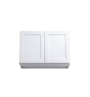 ARKA-E W3021-SKWH Shaker Style Kitchen Cabinet in White