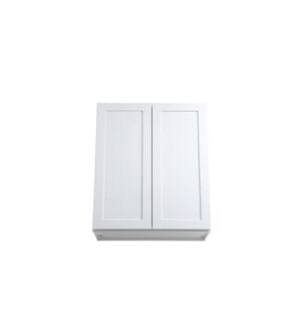 ARKA-E W3036-SKWH Shaker Style Kitchen Cabinet in White