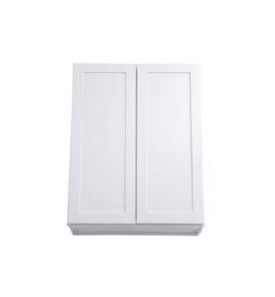 ARKA-E W3039-SKWH Shaker Style Kitchen Cabinet in White