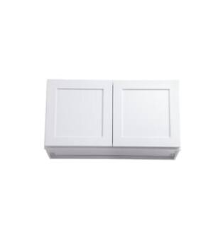 ARKA-E W3318-SKWH Shaker Style Kitchen Cabinet in White