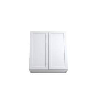 ARKA-E W3336-SKWH Shaker Style Kitchen Cabinet in White