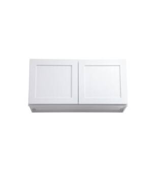 ARKA-E W3618-SKWH Shaker Style Kitchen Cabinet in White