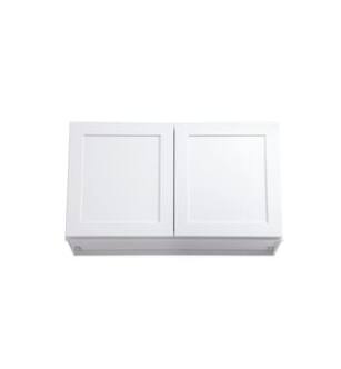 ARKA-E W3621-SKWH Shaker Style Kitchen Cabinet in White