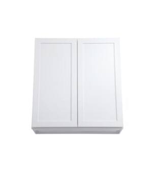 ARKA-E W3639-SKWH Shaker Style Kitchen Cabinet in White