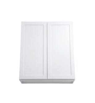 ARKA-E W3642-SKWH Shaker Style Kitchen Cabinet in White