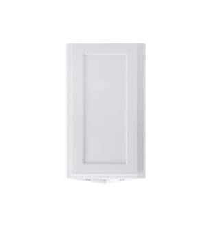 ARKA-E WAC1230-SKWH Shaker Style Kitchen Cabinet in White