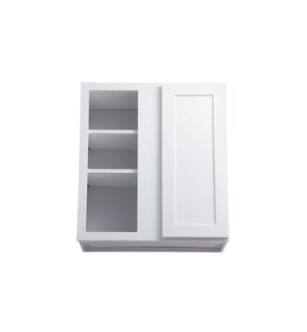 ARKA-E WB2730-SKWH Shaker Style Kitchen Cabinet in White