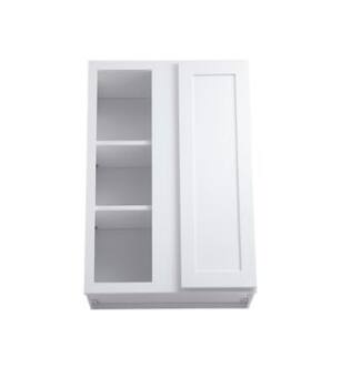 ARKA-E WB2739-SKWH Shaker Style Kitchen Cabinet in White