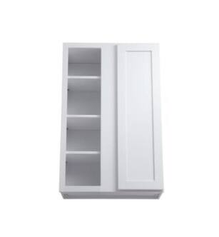 ARKA-E WB2742-SKWH Shaker Style Kitchen Cabinet in White