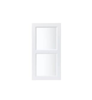 ARKA-E WMD1530-SKWH Shaker Style Kitchen Cabinet in White