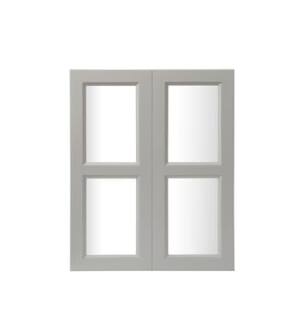 ARKA-E WMD2430-SKGR Shaker Style Kitchen Cabinet in Grey