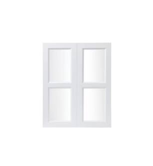 ARKA-E WMD2430-SKWH Shaker Style Kitchen Cabinet in White