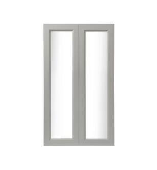 ARKA-E WMD2442-SKGR Shaker Style Kitchen Cabinet in Grey