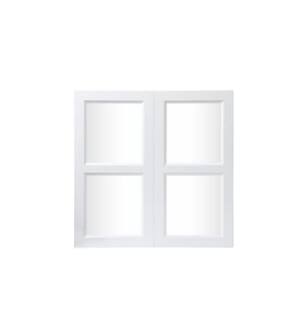 ARKA-E WMD3030-SKWH Shaker Style Kitchen Cabinet in White