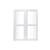 Arka WMD3039-SKWH Shaker Style Kitchen Cabinet in White