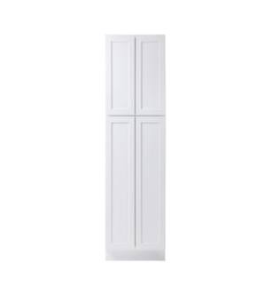 ARKA-E WP2490-SKWH Shaker Style Kitchen Cabinet in White