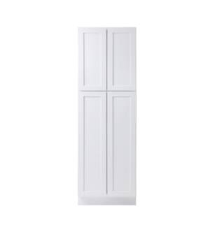 ARKA-E WP3084-SKWH Shaker Style Kitchen Cabinet in White