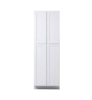 ARKA-E WP3096-SKWH Shaker Style Kitchen Cabinet in White