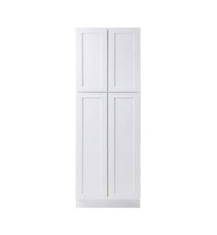 ARKA-E WP3384-SKWH Shaker Style Kitchen Cabinet in White