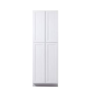 ARKA-E WP3393-SKWH Shaker Style Kitchen Cabinet in White