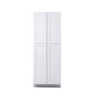 ARKA-E WP3396-SKWH Shaker Style Kitchen Cabinet in White
