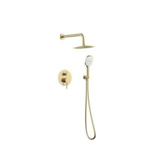 ARKA-E FAS-9001BGD Bathroom Sink Faucet in Brushed Gold/Brushed Gold