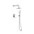 Arka FAS-9001PCH Bathroom Sink Faucet in Chrome/Chrome