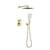 Arka FAS-9003BGD Bathroom Sink Faucet in Brushed Gold/Brushed Gold