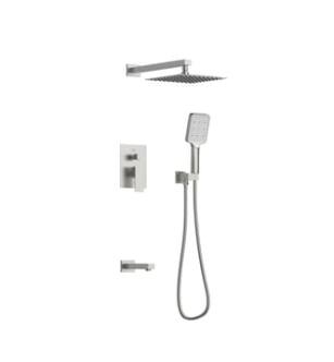 ARKA-E FAS-9004BNK Bathroom Sink Faucet in Brushed Nickel/Brushed Nickel