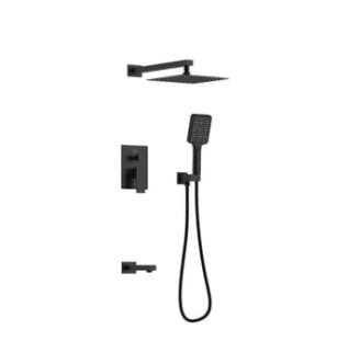 ARKA-E FAS-9004MBK Bathroom Sink Faucet in Matte Black/Matte Black