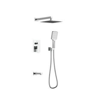 ARKA-E FAS-9004PCH Bathroom Sink Faucet in Chrome/Chrome