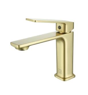ARKA-E FAV-1004BGD Bathroom Sink Faucet in Brushed Gold/Brushed Gold
