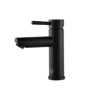 ARKA-E FAV-1008MBK Bathroom Sink Faucet in Matte Black/Matte Black