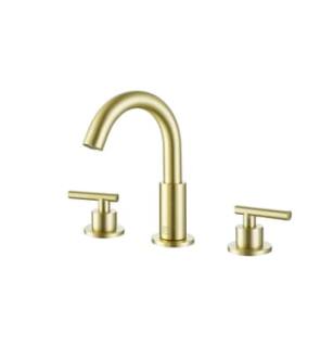 ARKA-E FAV-1009BGD Bathroom Sink Faucet in Brushed Gold/Brushed Gold