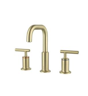 ARKA-E FAV-1010BGD Bathroom Sink Faucet in Brushed Gold/Brushed Gold