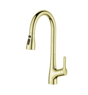 ARKA-E FAK-305BGD Kitchen Faucet in Brushed Gold/Brushed Gold