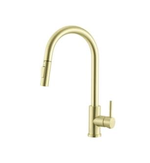 ARKA-E FAK-306BGD Kitchen Faucet in Brushed Gold/Brushed Gold