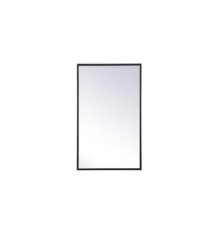 ARKA-E MR571728BLK Medicine Cabinet in Black/Chrome