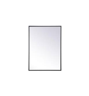 ARKA-E MR572028BLK Medicine Cabinet in Black/Chrome