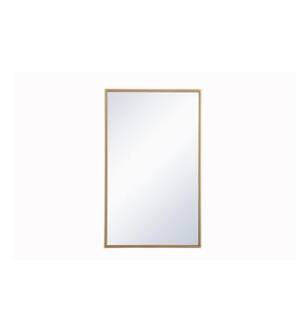 ARKA-E MR571728BRS Medicine Cabinet in Brass/Chrome