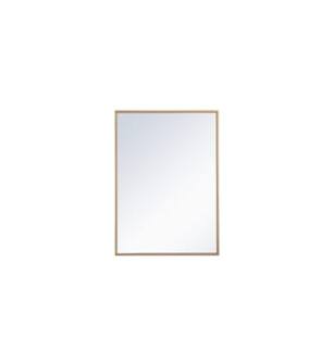 ARKA-E MR572028BRS Medicine Cabinet in Brass/Chrome