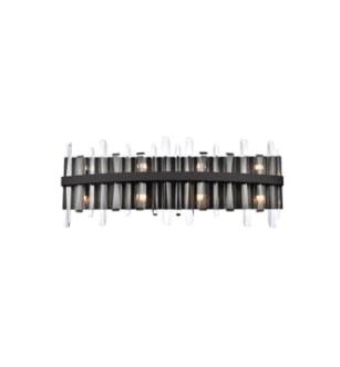 ARKA-E 2200W30BK Vanity Light in Black/Black